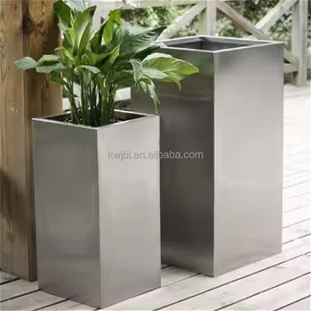 Rust - Resistant Stainless Steel Planters