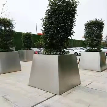 Rust - Resistant Stainless Steel Planters
