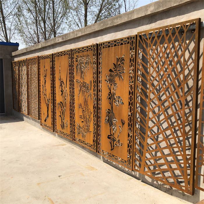Rusty Corten Steel Screen suppliers