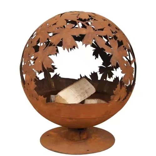 Rusty Firepit Sphere