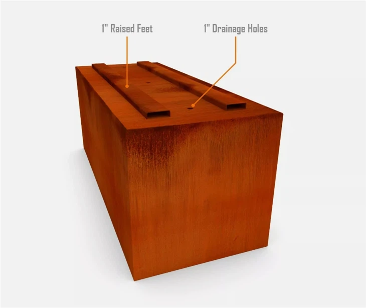 Rusty Metal Planters