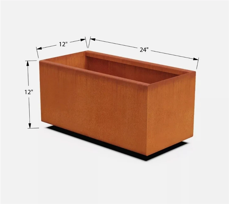 Rusty Metal Planters