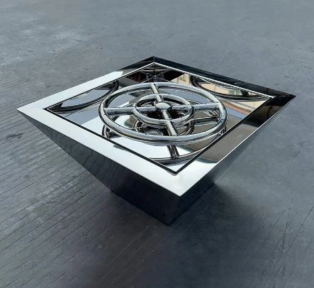 Silver Waterfall Fire Bowl