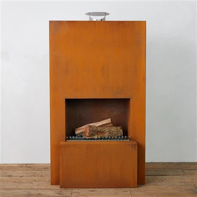 Corten Steel Heating Stove