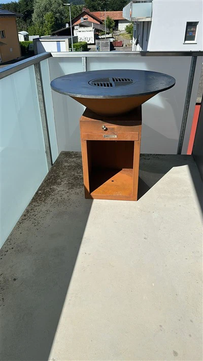 Corten Steel Modern BBQ