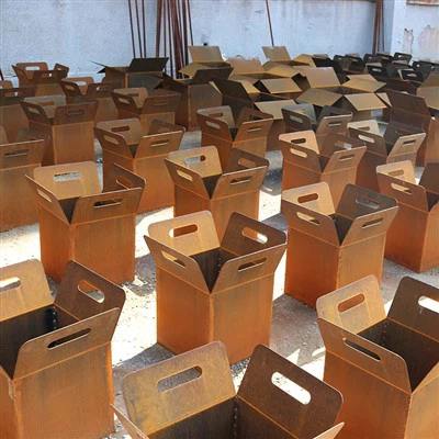 Corten-Steel Planting Containers