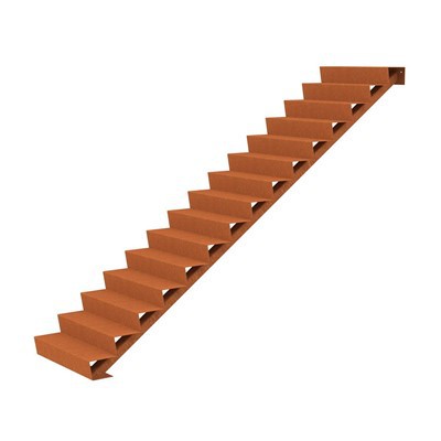 Corten Steel Stair