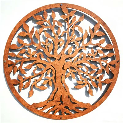 Corten Steel Tree Of Life Wall Art