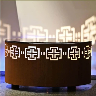 Corten Table With Led Light