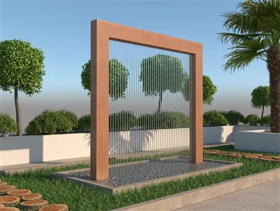 Corten Water Fountain