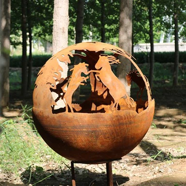 Custom Wood Burning Fireball