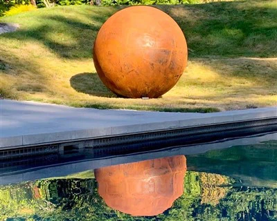 Decorative Sphere Outdoor Art With Versatile Functionality