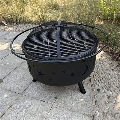 Deep Bowl Steel Fire Pit For Large Fires