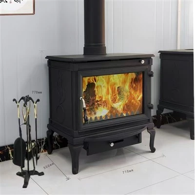 Efficient Heating, Worry Free, Smoke-free, Energy-saving Cast Iron Fireplace