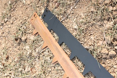 Flexible Corten Steel Landscaping Edging For Curved Garden Designs