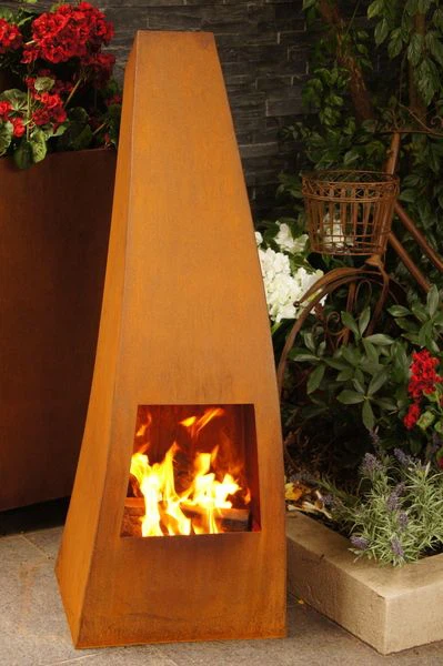 Freestanding Wood-burning Fireplace