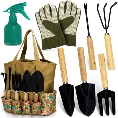 Hand Tools For Planting Gardening Kit