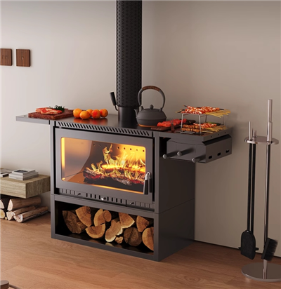 Indoor Heating Cast Iron Fireplace