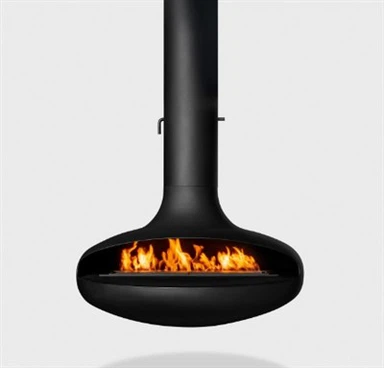 Heating Fireplace From Ceiling