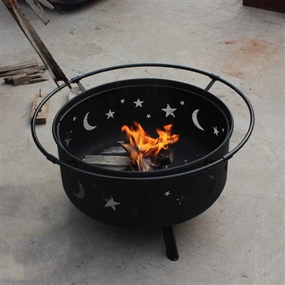 Industrial Style Steel Fire Pit