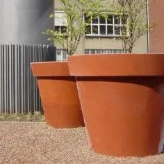 Large Corten Steel Planter Outdoor