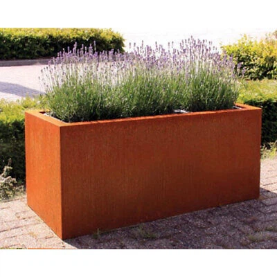 Large Corten Steel Planter