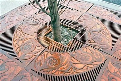 Metal Corten Steel Tree Grate