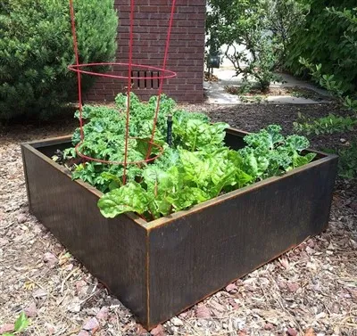 Metal Cube Planter