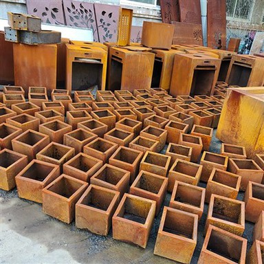 Metal Outdoor Tree Pots Flower Pot