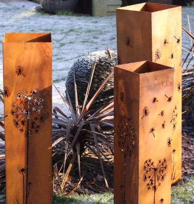 Metal Steel Bollard Light Box