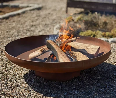Modern Custom Corten Steel Fire Pit