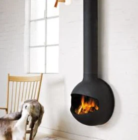 Modern Design Hanging Fireplaces