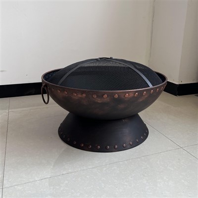 Outdoor Brozen Color Fire Pit Wood Burning Steel Fire Pit