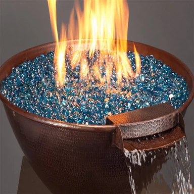 Outdoor Gas Firepit With Water Propane
