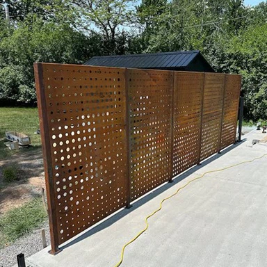 Outdoor Steel Screen