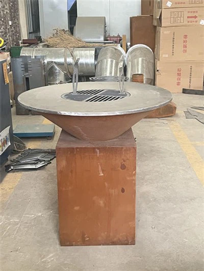 Outdoor Wood Burning BBQ Firepits