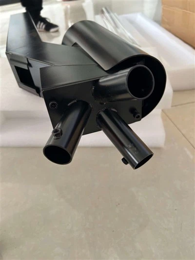 Tripod Support Base Outdoor Pellet Patio Heater With Glass Flame Tube