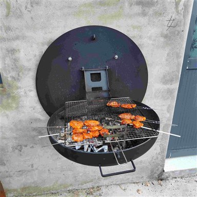 Wall Mounted Folding BBQ