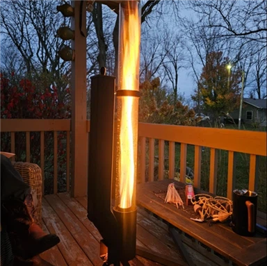 Wood Pellet Patio Rocket Stove