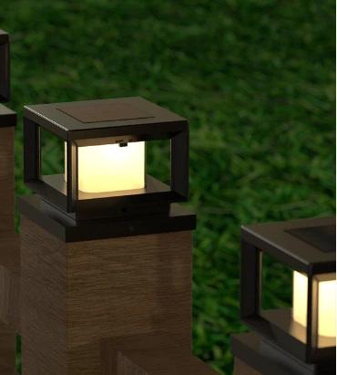 Solar Post Light