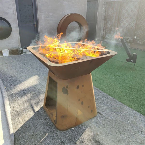 Square Table Barbecue Grill factory