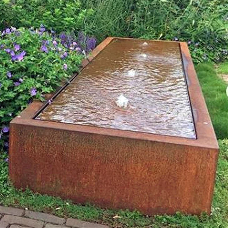 Square Water Feature With Fountain