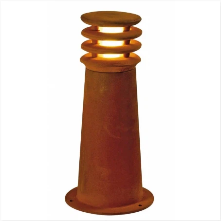Steel Cylindrical Light Of Corten
