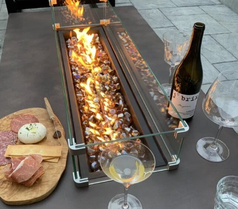 Tabletop Round Fire Pit