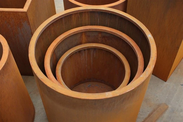 Versatile Corten Steel Planter Boxes factory