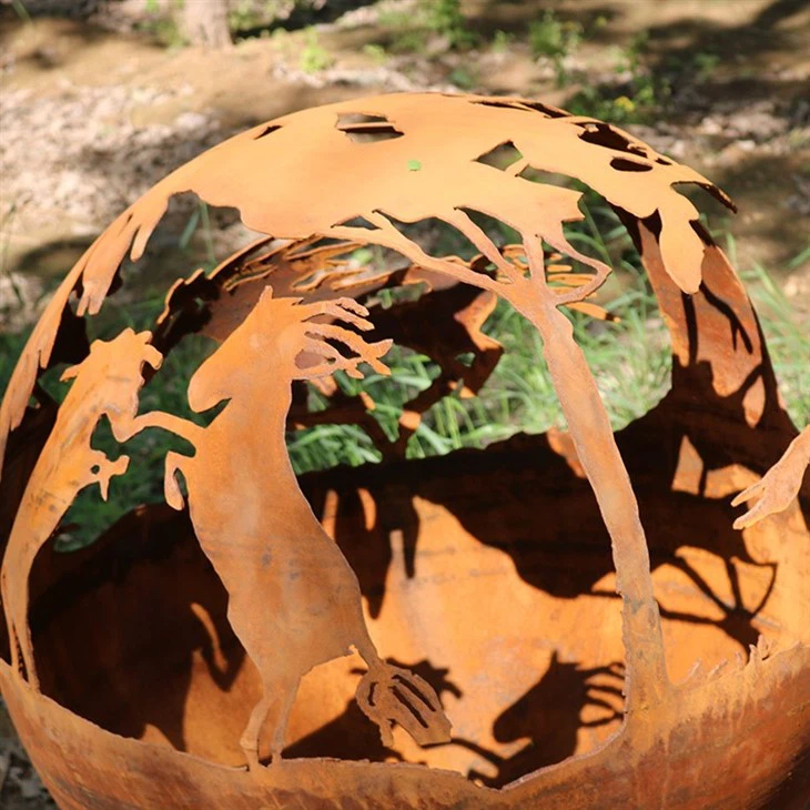 Wood Burning Metal Firepit