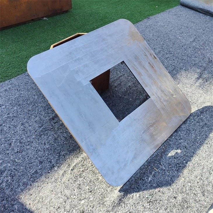 Wood Fire Pit With Bbq Grill